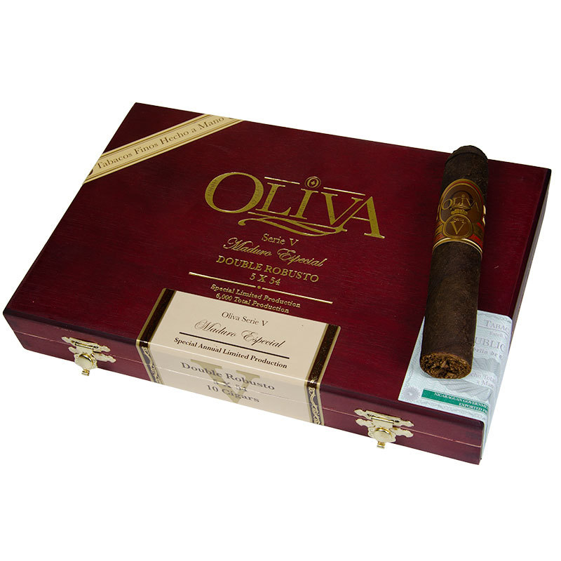 Oliva Serie V Maduro Especial Double Robusto sử dụng lá thuốc tốt nhất cùng các nguyên liệu mùi vị tốt nhất 